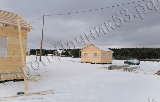 4 Каркасно щитовые дома 6Х6, 36 М², Ленинградская область, Вол (5)